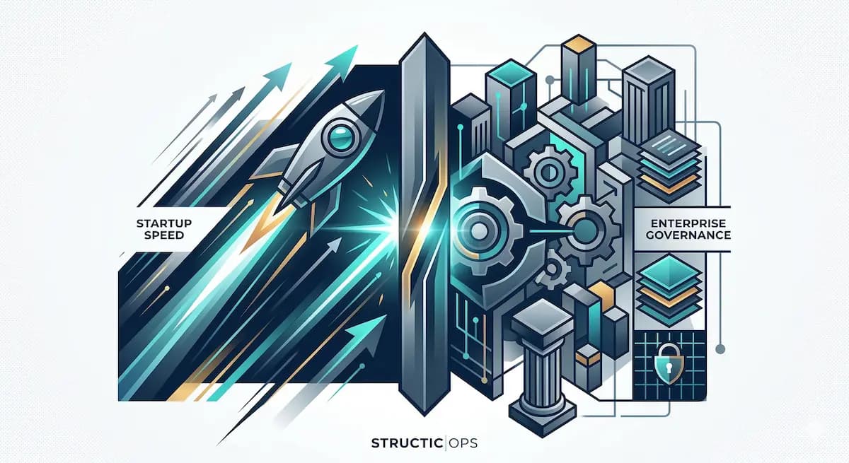 Startup vs. Enterprise Thinking — The Speed vs. Risk Paradox